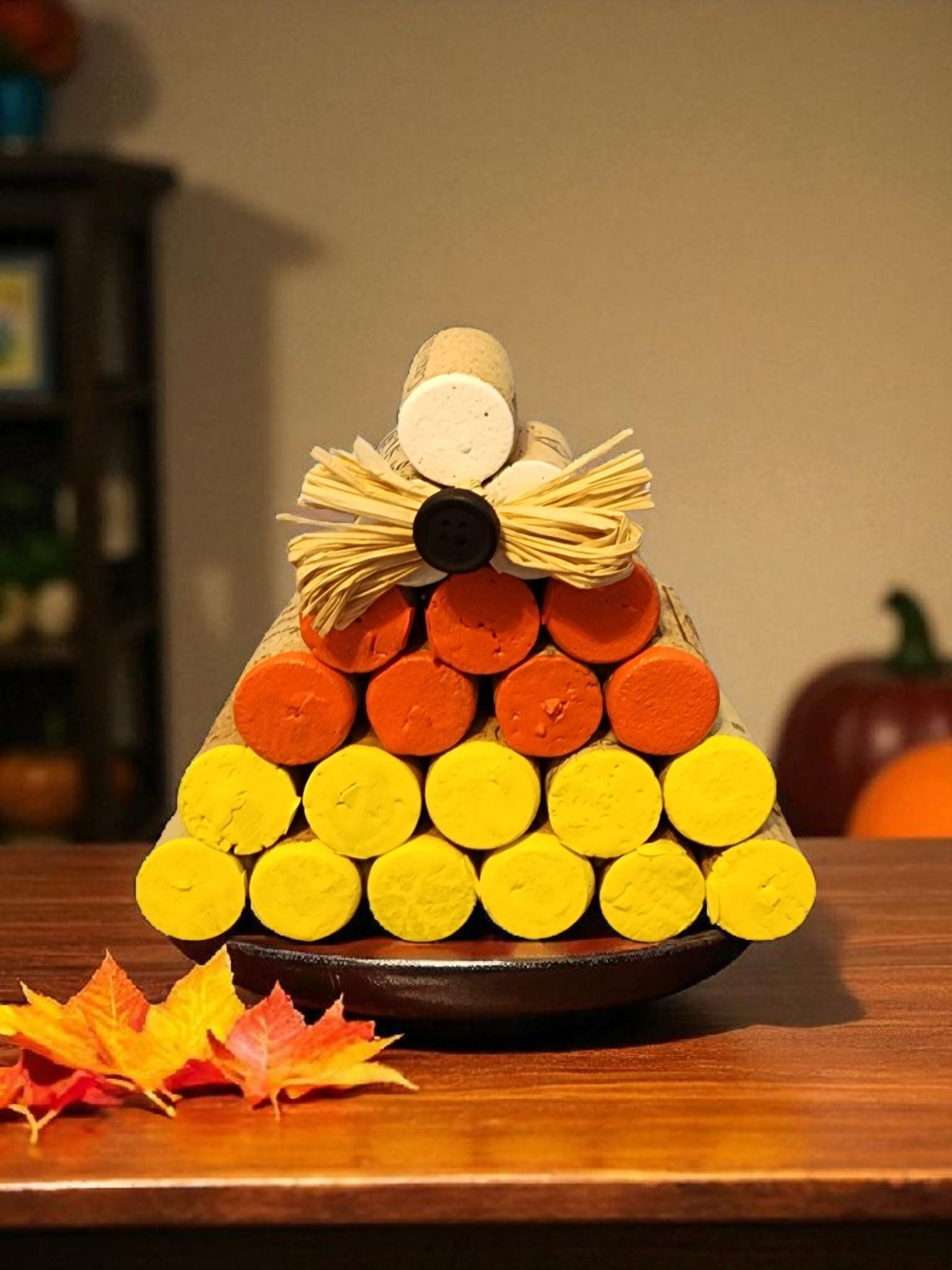 Candy Corn Cork Creation